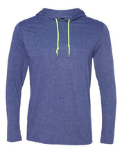 Load image into Gallery viewer, Softstyle® Lightweight Hooded Long Sleeve T-Shirt
