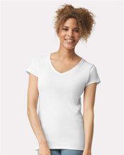 Load image into Gallery viewer, Softstyle® Women’s V-Neck T-Shirt