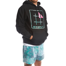 Load image into Gallery viewer, Turquoise Batik Unisex Hooded Sweatshirt