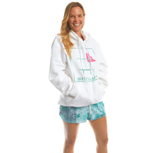 Load image into Gallery viewer, Turquoise Batik Unisex Hooded Sweatshirt