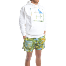 Load image into Gallery viewer, Sea Forest Batik Unisex Hooded Sweatshirt