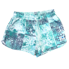 Load image into Gallery viewer, Turquoise Batik Women's Volley Short