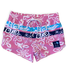 Load image into Gallery viewer, Daddy-O White Pink Women's Volley Short