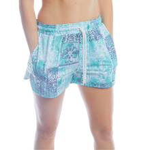 Load image into Gallery viewer, Turquoise Batik Women's Volley Short