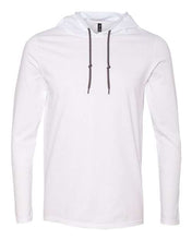 Load image into Gallery viewer, Softstyle® Lightweight Hooded Long Sleeve T-Shirt
