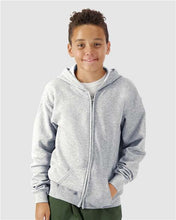 Load image into Gallery viewer, Heavy Blend™ Youth Full-Zip Hooded Sweatshirt
