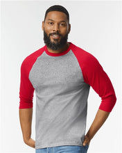 Load image into Gallery viewer, Heavy Cotton™ Raglan Three-Quarter Sleeve T-Shirt
