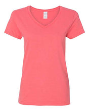 Load image into Gallery viewer, Heavy Cotton™ Women’s V-Neck T-Shirt
