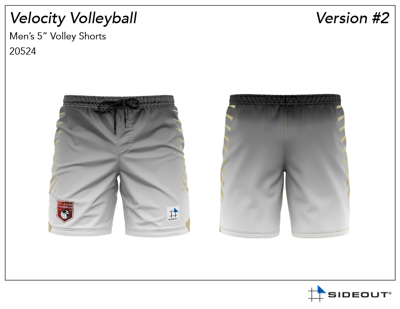 Boys White Shorts Velocity