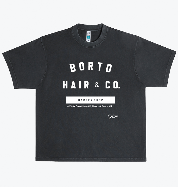 Borto Premium Unisex Short Sleeve T-Shirt - Pigment Black