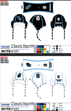 Load image into Gallery viewer, Clovis North water polo caps 2-25 home and away 1,1A goalies
