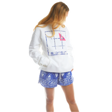 Load image into Gallery viewer, Cobalt Batik Unisex Hooded Sweatshirt
