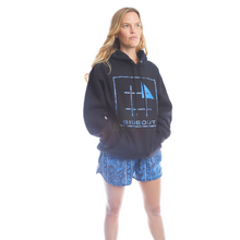 Load image into Gallery viewer, Deep Sea Blue Unisex Hooded Sweatshirt
