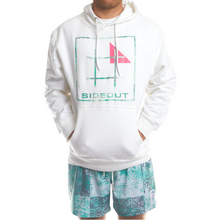 Load image into Gallery viewer, Turquoise Batik Unisex Hooded Sweatshirt
