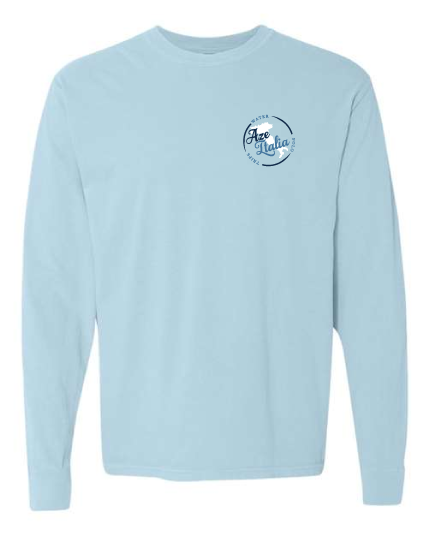 Aze Italia Light Blue long Sleeve shirt