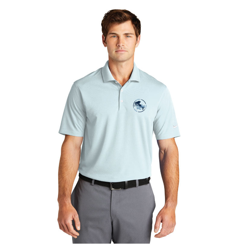 Aze Italia Nike Polo Shirt Light Blue