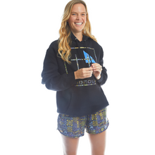 Load image into Gallery viewer, Midnight Mosaic Unisex Hooded Sweatshirt
