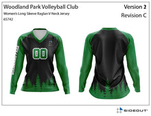Load image into Gallery viewer, CUSTOM Woodland Park Women's Long Sleeve (BLACK)
