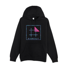 Load image into Gallery viewer, Jewel Tone Geo Unisex Hooded Sweatshirt
