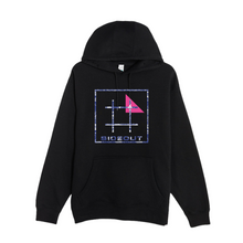 Load image into Gallery viewer, Cobalt Batik Unisex Hooded Sweatshirt
