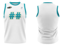 Load image into Gallery viewer, Christopher High White Men's Sleeveless Jersey
