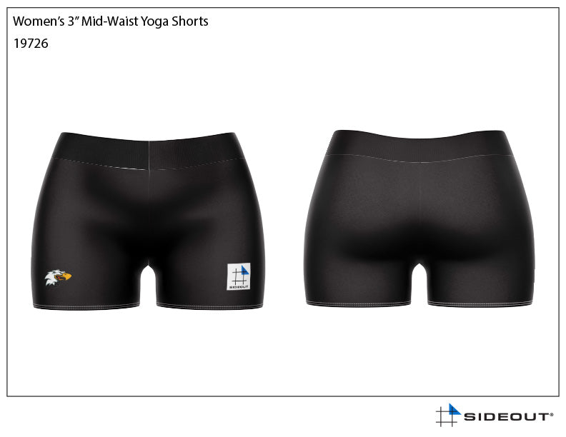 Tier One Black Volleyball Spandex Shorts
